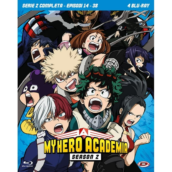 My Hero Academia St.2 Completa (Box 4 Br) (Eps 27-38) (Blu-ray) Animazione Giapponese