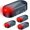 Red, variant on Car Solar Power Simulated Dummy Alarm, Anti-Theft LED Flashing Security Light Fake Car Alarm, Automotive Warning Interior Safety Light with USB Charging Port, Car Accessories(Red Light, 4PCS)