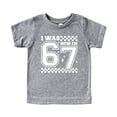 thumbnail image 4 of I was 6 Now I'm 7 Birthday Shirt for Kids Distressed Six Seven Hands Unisex Party Tee Granite Heather Shirt Youth Medium, 4 of 5