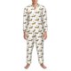 thumbnail image 3 of Fotbe Dachshund Going To Play Tennis Pijama de Hombre con Estampado de Manga Larga, Conjunto de 2 Piezas, Ropa de Dormir Suave y Cómoda con Bolsillos-Large, 3 of 7