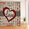 thumbnail image 2 of Valentine''s Day Shower Curtain, Romantic Love Bathroom Shower Curtain with 12 Hooks, Red Heart Shower Curtains for Bathroom, Waterproof Fabric Cloth Bath Curtain, Valentine''s Bathroom Decor Gift, 2 of 6