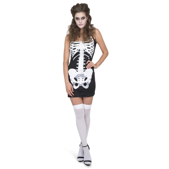 Undead Skeleton Girl Dress Women's Costume X-Small 2-4