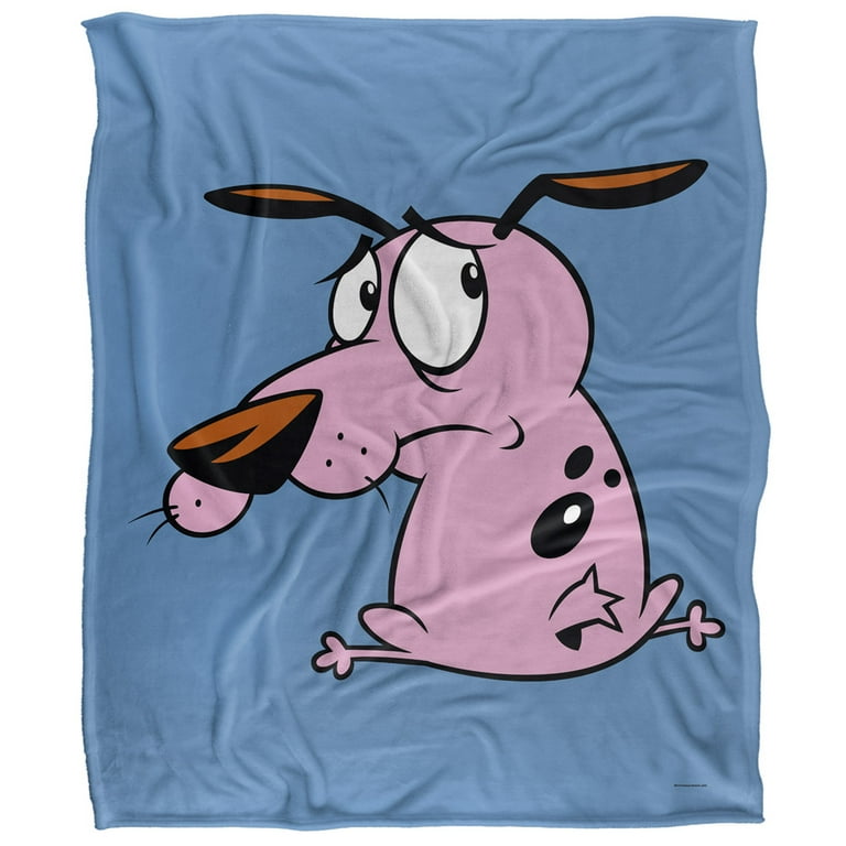 Courage the 2025 cowardly dog blanket