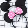 thumbnail image 2 of 24 Diademas Orejas Rat&oacute;n Mickey Mouse Mimi Rosa Infantil Orejas Minnie Mouse Diademas de lazo con Orejas de Rat&oacute;n Diadema de Orejas de Minnie con PurpurinaP Decoraci&oacute;n, 2 of 7