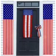 thumbnail image 5 of Letrero de porche con decoraciones patrióticas, pancartas colgantes de pared con bandera americana, 2 uds., 5 of 5