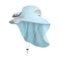 thumbnail image 3 of Sombrero de exterior para niños con ventilador solar, recargable, ajustable, versátil y transpirable. Azul, 3 of 8