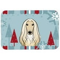 thumbnail image 1 of Winter Holiday Afghan Hound Kitchen & Bath Mat, 20 x 30, 1 of 1