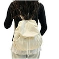 thumbnail image 3 of breaise Women Drawstring Backpack Lightweight Puff Sport Gym Sackpack Pull String Bag Cute Holiday Beach Bag, 3 of 4