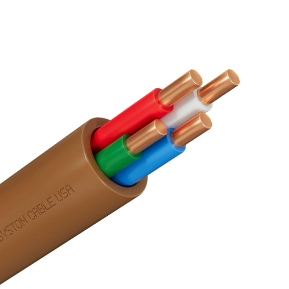 Cable de termostato Syston 18 AWG de cobre macizo CL3 resistente a los rayos UV