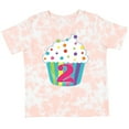 thumbnail image 3 of Inktastic 2nd Birthday Cupcake Boys or Girls Toddler T-Shirt, 3 of 5
