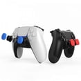 thumbnail image 3 of Thumbsticks for PS4 & PS5, 4 Pairs/8 Pcs Replacement Silicone Thumb Grips, Joystick Protective Cover for PS4 & PS5 Controllers, 3 of 5