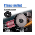 thumbnail image 4 of M14 Thread Angle Grinder Clamping Nut, Quick Release Nut Replacement Fast Locking Retaining Flange Nut - Black, 4 of 6