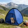 thumbnail image 5 of Portable Pet Tent Lightweight Dog Cat Shelter Breathable Mesh Sun Protection Foldable for Indoor Outdoor Camping Picnic Park Outing for Small Medium Dogs Cats Kittens Puppies Small Pets Supplies, 5 of 6