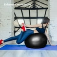 thumbnail image 5 of Cardio Drumming Equipment Set, Fitness Balance Ball with Pump & 3.2oz Sticks, Aerobic Exercise Ball for Workouts, Stability, Pilates, Yoga, Pregnancy Gymnastics, 5 of 7