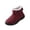 Red, variant on Winter Snow Zip Up Boots for Women Faux Fur Lined Warm Ankle Booties Outdoor Anti-slip Waterproof Comfortable Short Boot