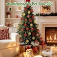 thumbnail image 5 of Waipfaru 16Pcs Christmas Ball Ornaments,3.15" Shatterproof Hanging Xmas Ornaments Set for Christmas Holiday Party Decoration, 5 of 7