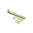 thumbnail image 3 of Deltana 6SBCS3 6" Surface Bolt; Concealed Screw; Heavy Duty; Bright Brass Finish, 3 of 3
