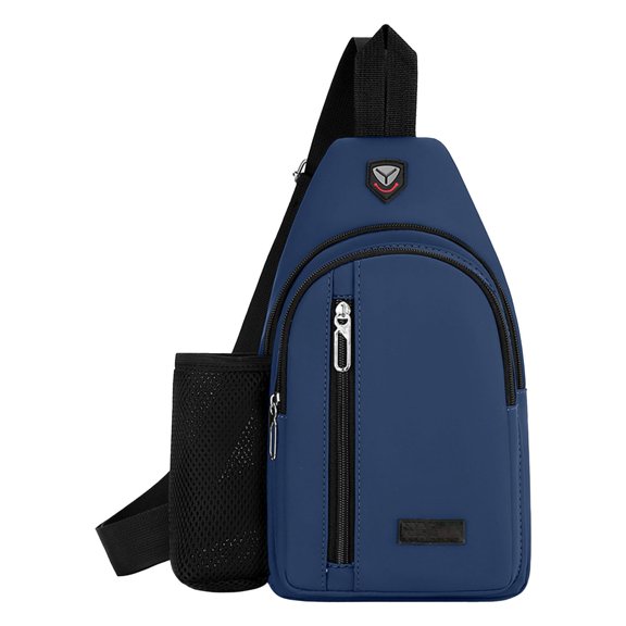 NOKIO Crossbody Sling Backpack For Sports Recreational Sports Backpack Small Sling Bag With Water Bottle Holder For Woman And Man Fashionable Travel Backpack