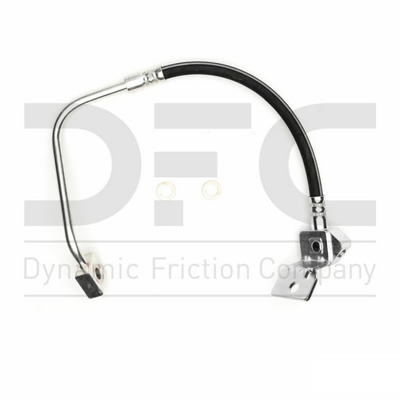 Rear Left Dynamic Friction Company Brake Line Hose 350-54547 For 2002-2005 Ford Explorer, 2002-2005 Mercury Mountaineer, 2003-2004 Lincoln Aviator