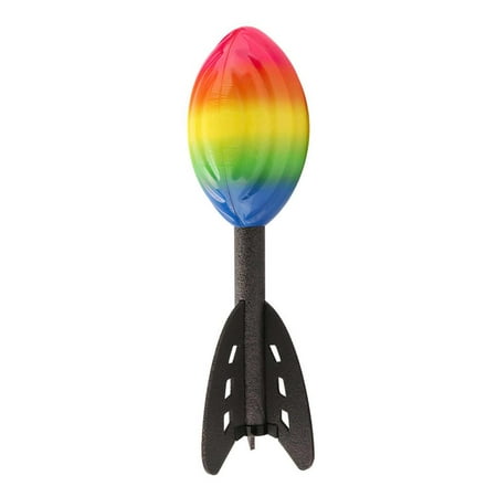 

Thinsont Missile Darts Handheld Foaming Rocket Hand Playing Rainbow Darts Game Toy with Colorful Painting Soft Texture for Family
