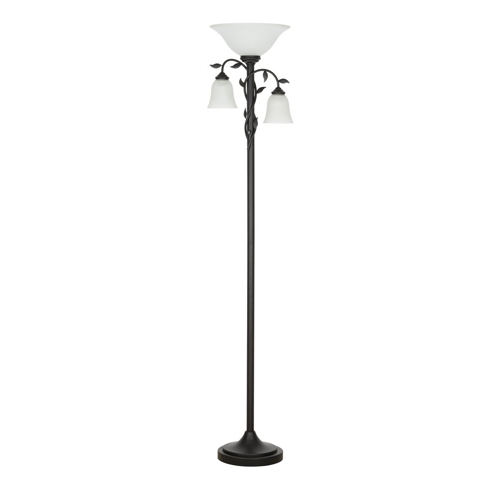 Cresswell Lighting 72" Traditional Oil Rubbed Bronze Metal Floor Lamp