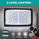 thumbnail image 3 of 4X Large Magnifying Glass with Light for Reading,Lighted Magnifier with 10 LED Foldable Handheld Magnifiers for Seniors, 3 of 5