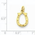 thumbnail image 3 of 14k Solid Polished Horseshoe Charm, 3 of 3