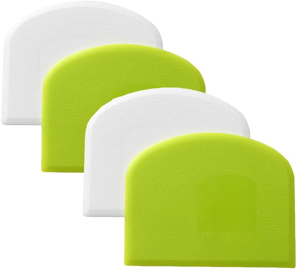 Dough Scraper Bowl Scraper Food safe Plastic Dough Cutter Flexible