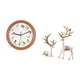 thumbnail image 5 of Reloj De Pared Con Pájaro Cantor, Estatuas Europeas De Reno, Artesanía Coleccionable, Escultura Para Amantes De Los Ciervos, Relojes De Pared Decorativos Para Decoración Del Hogar., 5 of 8
