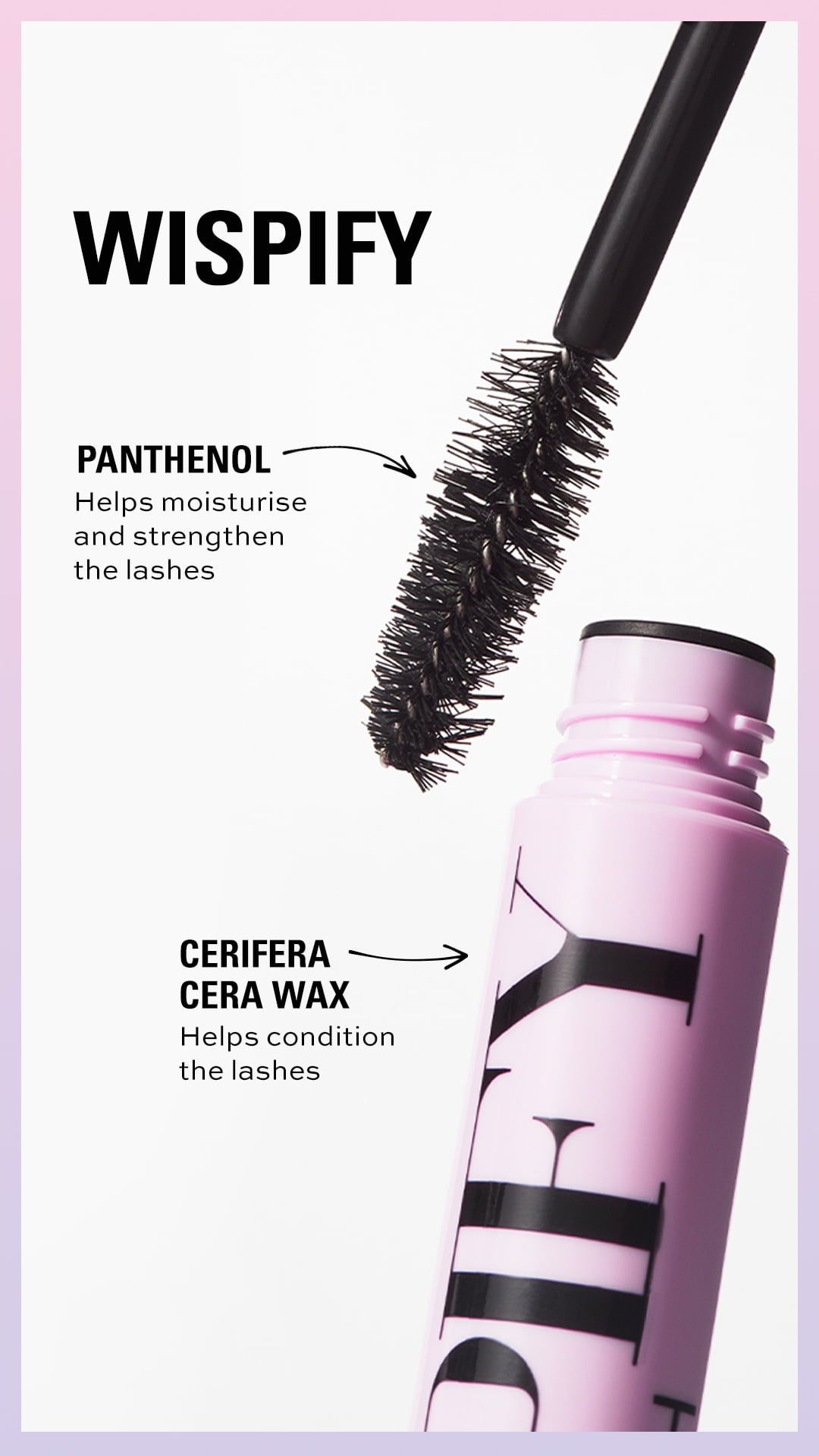 Revolution Wispify False Lash Mascara, Wispy Volume, Ultra Black