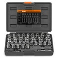 thumbnail image 1 of THINKWORK Kit d'Extraction de Boulons Easy Out, Ensemble de 35 Pcs de Douilles d'Extracteurs d'Écrou, Outil de Retrait d'Écrou pour Boulons Endommagés, Cassés, Rouillés, Arrondis, Écrous, Vis, 1 of 7