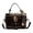 Coffee, variant on SPEKSEE Women Retro PU Leather Bucket Bag Zipper Closure Small Crossbody Handbags with Pendant Shoulder Tote Handbag Casual Shopper