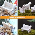 thumbnail image 3 of WHAMVOX 6Pcs Miniature Chair Models Micro Landscape Chair Statue Landscape Models, 3 of 8