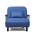 thumbnail image 3 of Ucloveria 74.8" Sleeper Chair Bed, 3-in-1 Convertible Sofa Chair with 5 Position Adjustable Backrest, 3 of 9