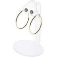 thumbnail image 2 of Plymor Frosted Acrylic 2 Pair Hanging Earring Display Stand, 3.25" W x 2.75" D x 4.75" H (3 Pack), 2 of 2
