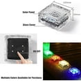 thumbnail image 3 of WE Solar Brick Lights - Outdoor Waterproof Patio & Garden Decor for Patio, Yard, Walkway, Pathway, 3 of 6