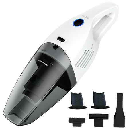 Handheld Vacuum Cordless, Excelvan 9KPA Hand Vacuum Cleaner Rechargeable Hand Vac, 18V 90W Lithium with Quick Charge, Lightweight Wet Dry Vacuum for Home Pet Hair Eraser Car (Best Wet Vac 2019)