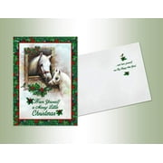 LPG Greetings Winter Horses : Giordano Box of 18 Christmas Cards