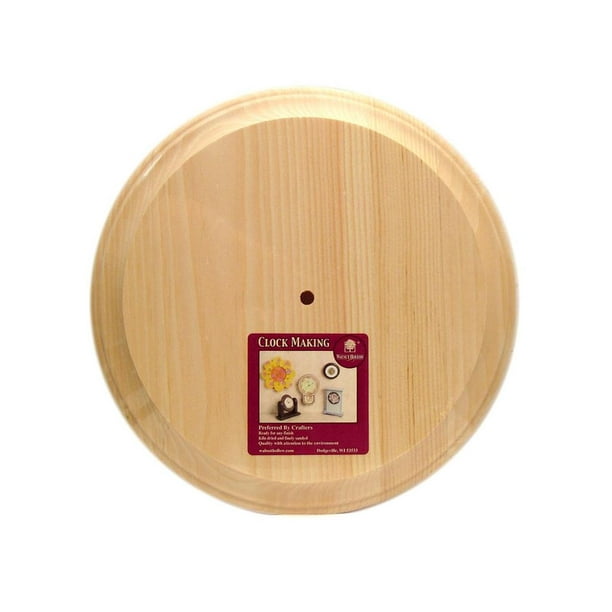 Walnut Hollow Clock Surface Pine Large Round 11"