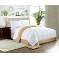 thumbnail image 1 of Dee's Collection Cal-King Comforter Dual Tone Taupe Luxurious Comforter-Pillowcases & Premium Piping, 1 of 7
