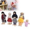 thumbnail image 4 of Muecas familiares, juego de marionetas familiares suaves no tóxicas, para nios LHCER 1, 4 of 8