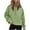 Olive Green, variant on IROINNID Hoodie for Women Solid Casual Pullover Loose Fit Long Sleeve Fall Basic Tops with Zipper Pocket,Orange
