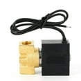 thumbnail image 2 of 1/4" Brass Electric Solenoid Pneumatic Valve NPT Air Gas Water N/C AC110V-120V Portable, 2 of 11