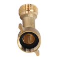 thumbnail image 3 of Coude de tuyau d'arrosage à 45 degrés avec filtre, adaptateur de tuyau d'arrosage pour camping-car, caravane, 3/4 po NPT, 3 of 4