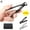 Black + Silver, variant on PULLIMORE Nail Clipper Cutter Wide Jaw Opening Finger Toe Nail Trimmer (Silver)