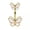 Gold, variant on HOOUN Dangle Belly Button Ring Butterfly Navel Piercings Barbell Piercing Belly Bar-Gold