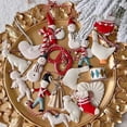 thumbnail image 2 of Adorno navideño retro de hierro para árbol de Navidad, colgante para fiestas, festivales, adornos decorativos de metal para el hogar, decoración de la habitación, llavero, 2 of 5