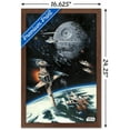thumbnail image 3 of Star Wars: Return of the Jedi - Space Battle Wall Poster, 14.725" x 22.375", Framed, 3 of 3