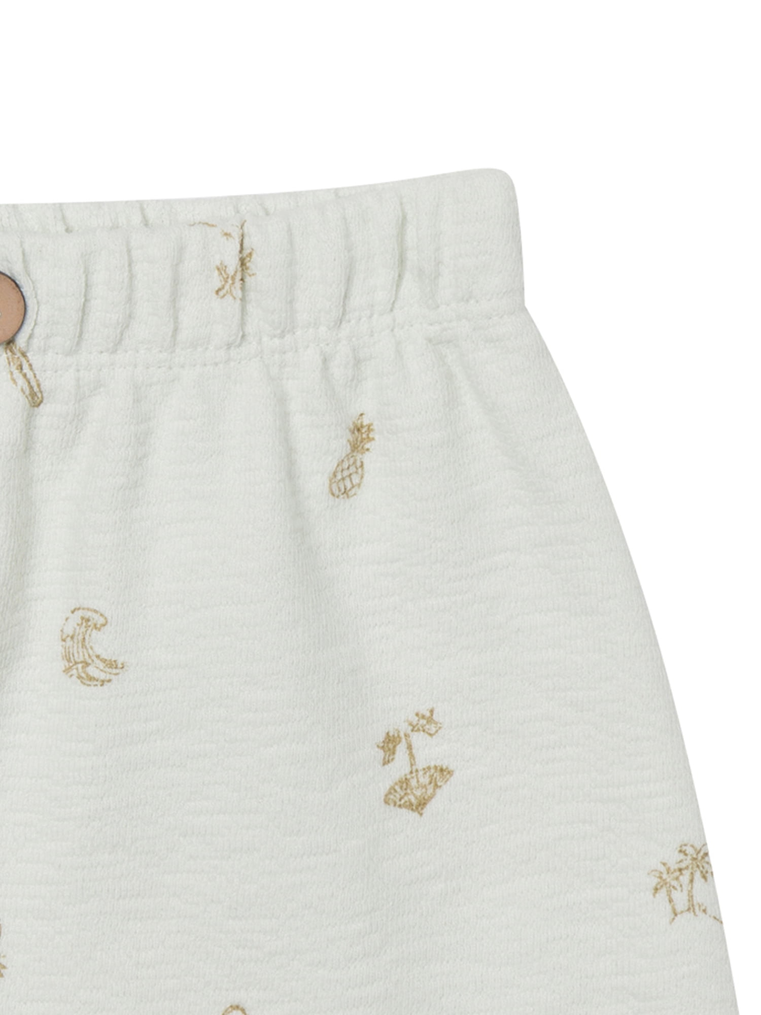 Modern Moments by Gerber Baby Boy Button Down Shirt and Short Outfit Set, 2-Piece, 0/3 Months - 24 Months