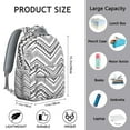 thumbnail image 6 of Boho Tribal Print Backpack - Extra Large 17" Laptop Compartment & Heavy Duty Oxford Material | Roomy Water-Resistant College Daypack for Students, Dorm Life & Commuting, 6 of 6